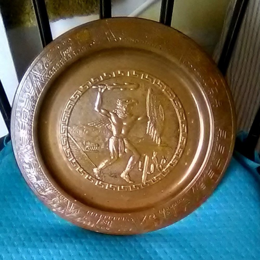 Eagle Aztec Warrior Plate